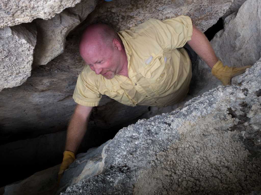 Right after squeezing through crack (ice caves, 15 mins.), look at my hips to see how small the crack is.